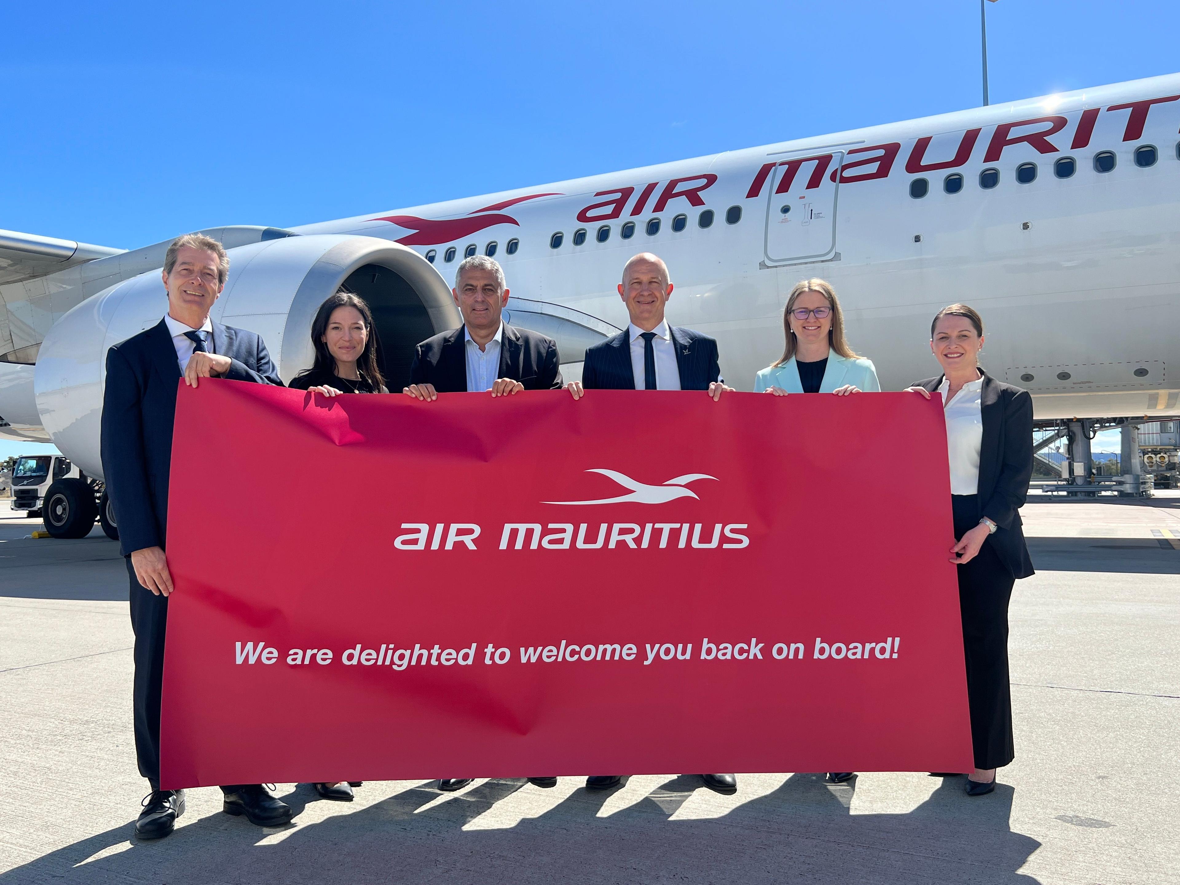 Cover image from Air Mauritius