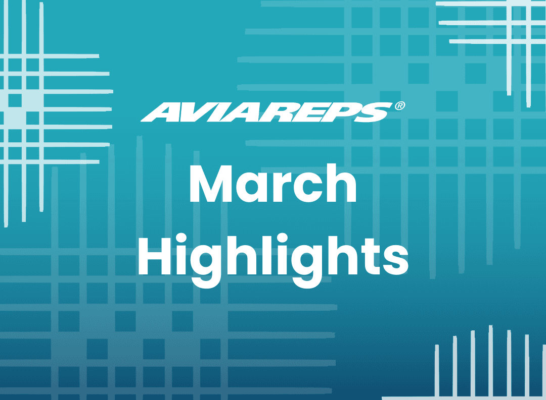 Cover image from AVIAREPS Highlights in March