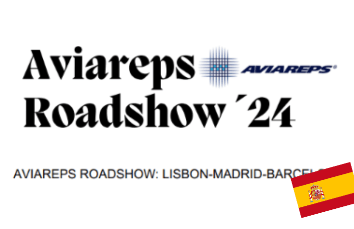 Cover image from AVIAREPS Roadshow Spain 