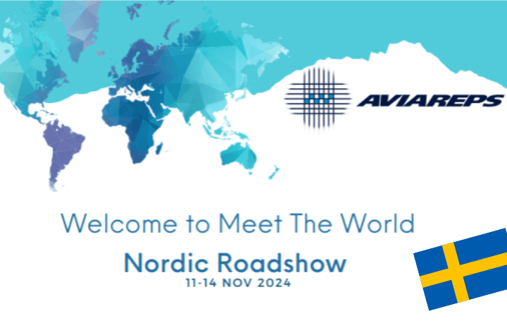 Cover image from AVIAREPS Roadshow Sweden